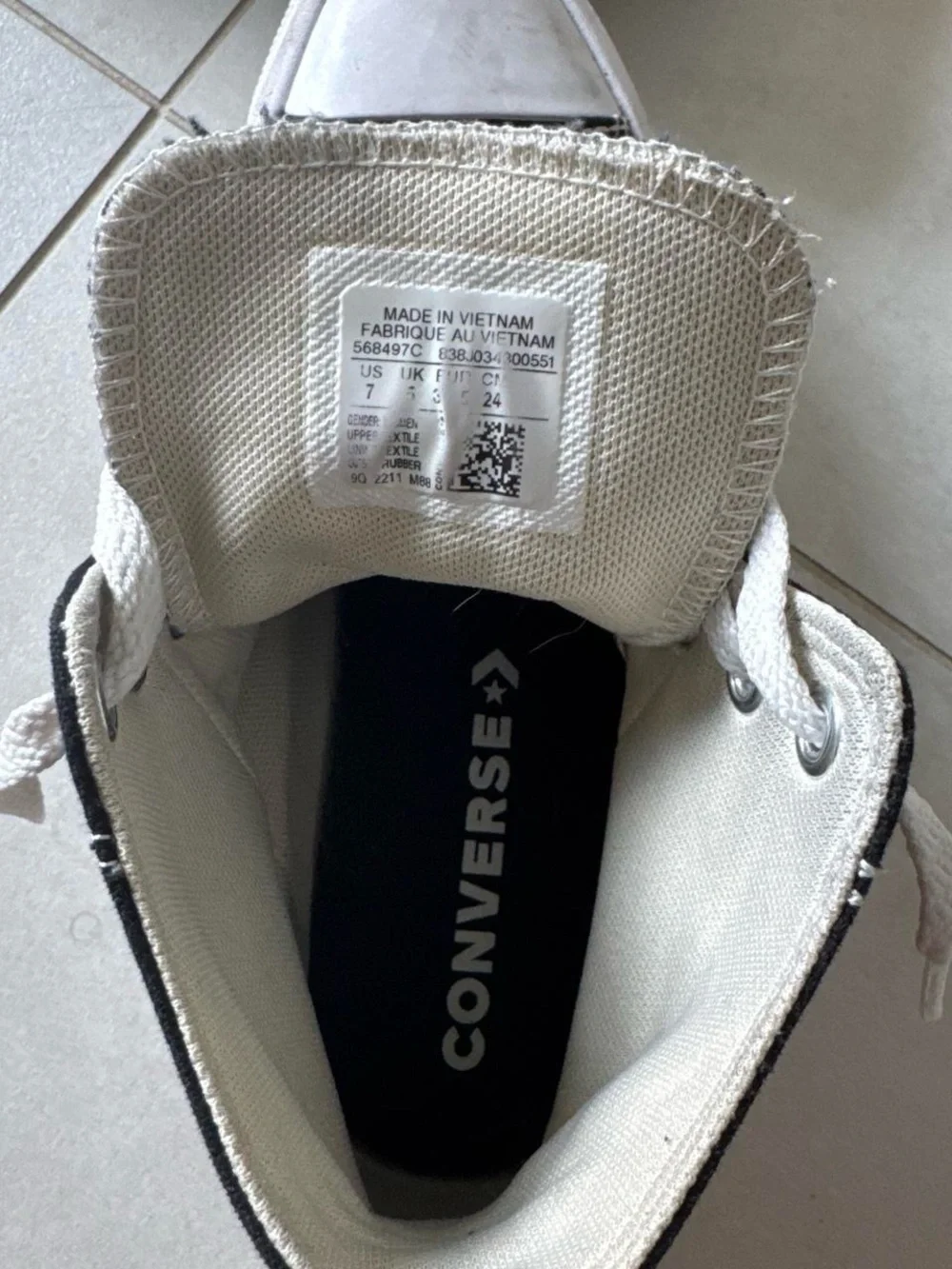Converse Kids Black and White High-Top Sneakers